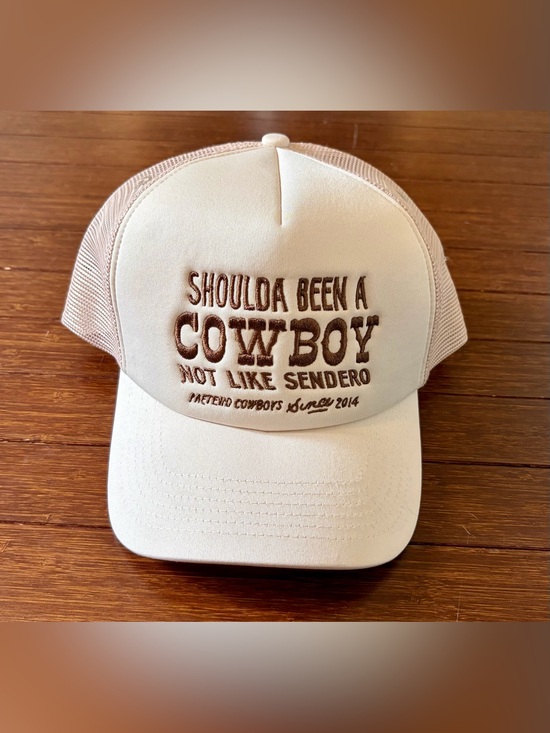Sendero Provisions Co. Accessories - SENDERO PROVISIONS CO. Shoulda Been A Cowboy Trucker Hat adjustable embroidered